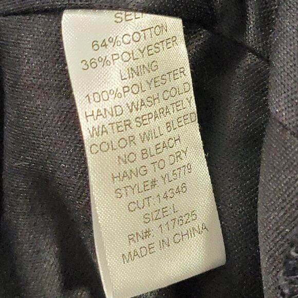 Navy Blue Ruffled Romper Mini Dress L - Picture 11 of 11